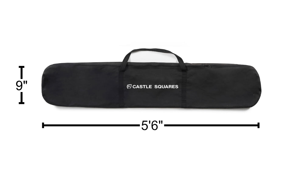 9 Square bag size